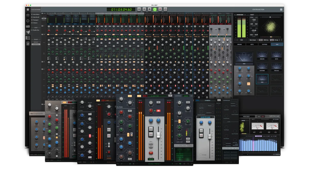 : la importante actualización que amplía la integración con DAWs y llega a Harrison 32Classic La versión V2.1 de SSL 360° ya está disponible y trae consigo una integración más profunda con Logic Pro y Pro Tools, un mezclador de complementos más versátil y soporte nativo para el Harrison 32Classic Channel Strip V2.  Redacción Industria Musical Pro · 18 de agosto, 2026 · 3 min de lectura SSL ha publicado la versión V2.1 de SSL 360°, el software que controla sus superficies de mezcla. Esta actualización aporta una integración más profunda con las estaciones de trabajo de audio y con los complementos, con novedades específicas para los usuarios de Logic Pro y Pro Tools y con soporte para el nuevo Harrison 32Classic Channel Strip V2.