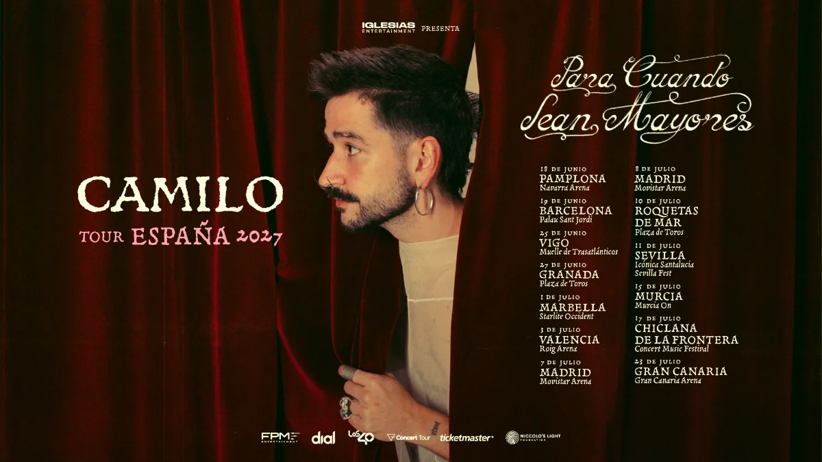 Camilo regresa a España con trece fechas de 'Para Cuando Sean Mayores' en el verano de 2027
