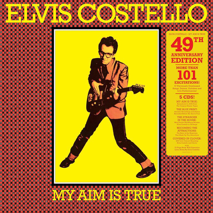 Elvis Costello: caja de cinco cedés por el 49º aniversario de 'My Aim Is True'