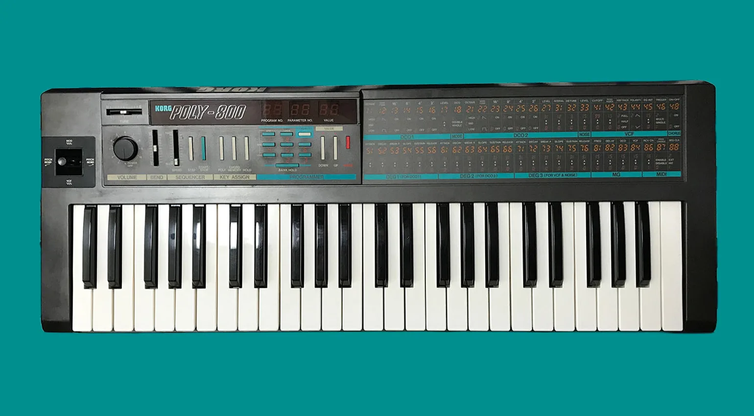 KORG Poly-800: el polifónico asequible que rompió la barrera de los 1.000 dólares