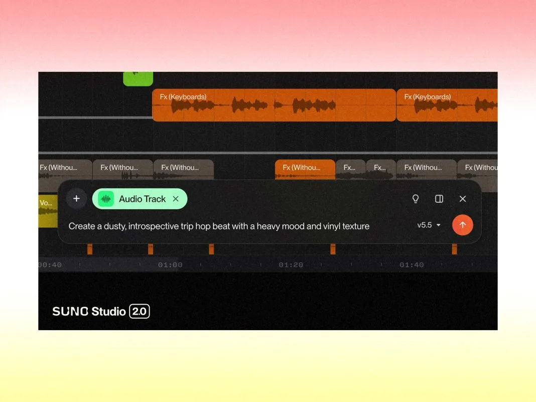 Suno Studio 2.0 estrena asistente de IA conversacional en el DAW