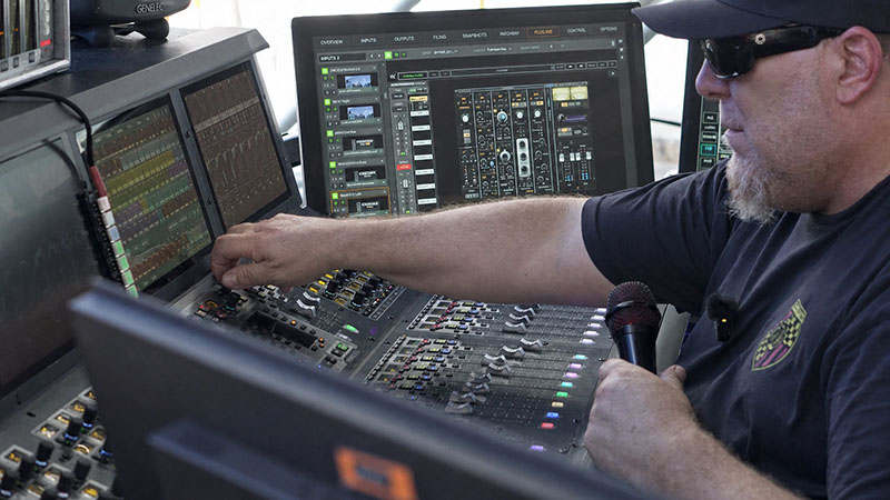 Waves LiveBox, la pieza clave de Sully Sullivan en la gira de Bruno Mars